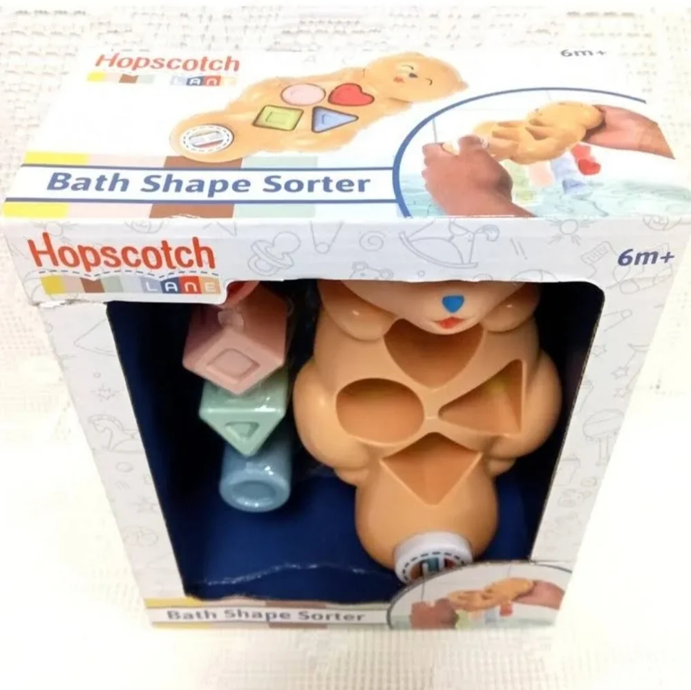 Hopscotch Lane Sea Otter Shape Sorter Bath Toy – Baby To Toddler